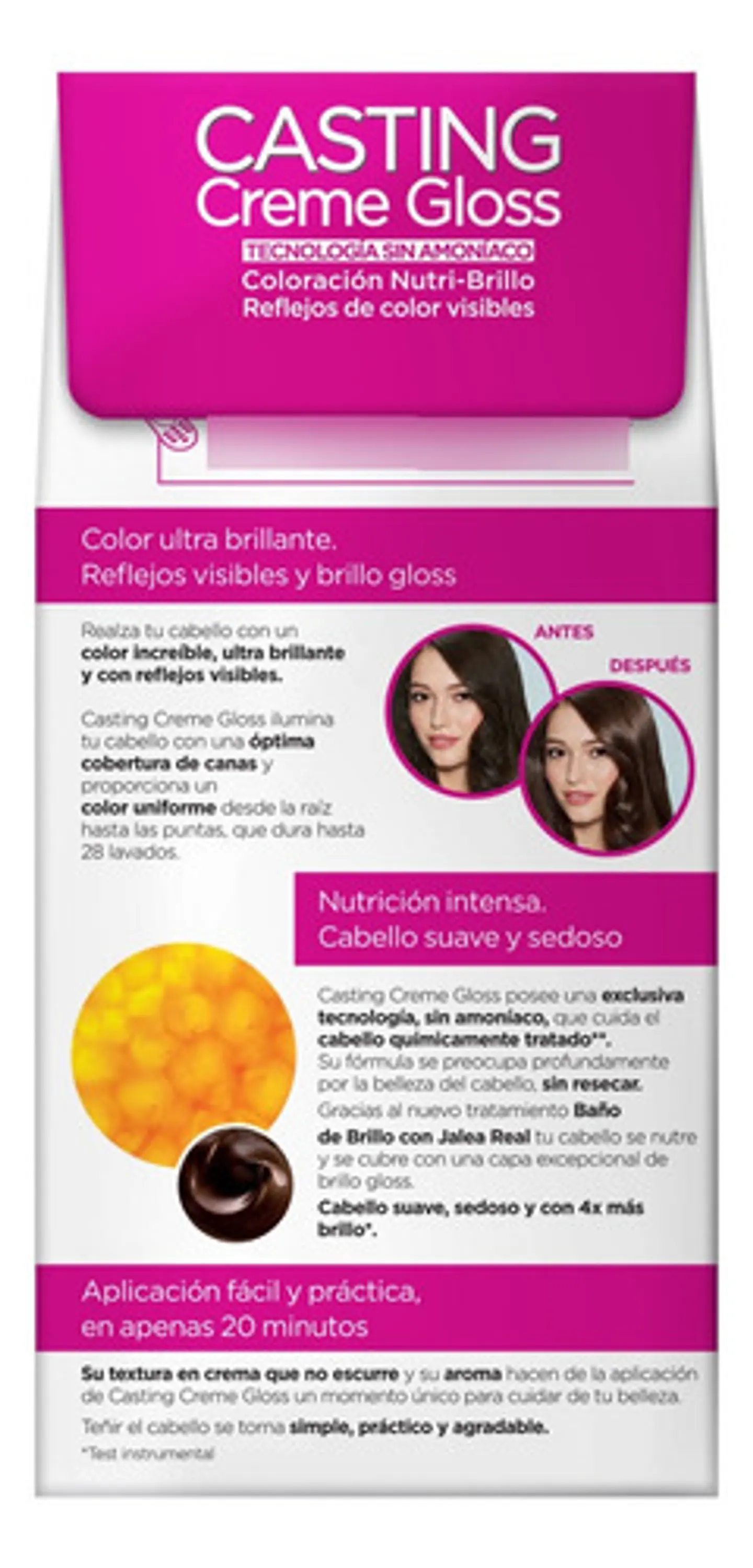 Tintura Casting Creme Gloss 400 Castaño Natural L'oreal 400 Castaño Natural 4