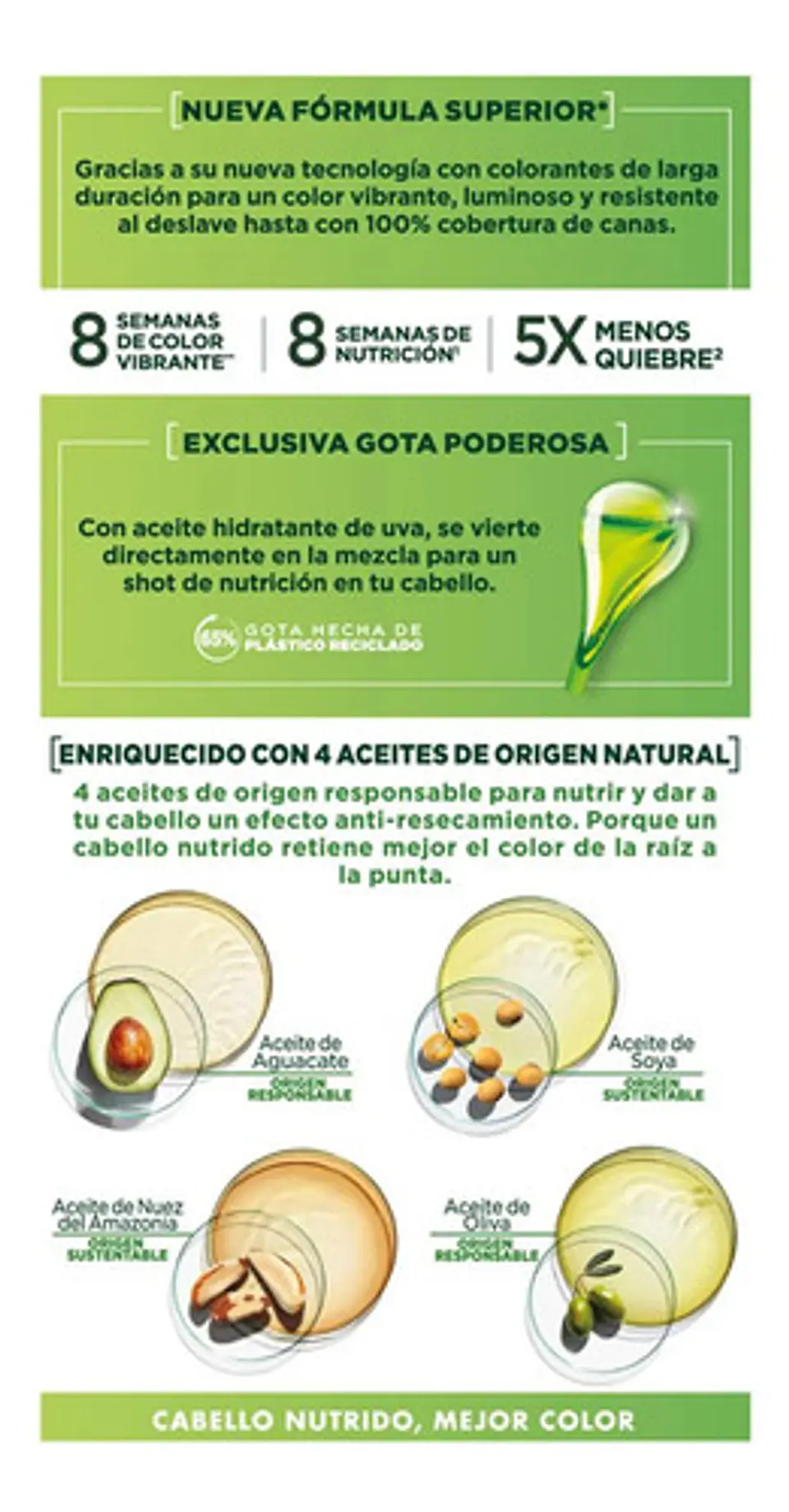 Tintura Garnier Nutrisse Tono 73 Rubio Dorado Miel 73 Miel 4