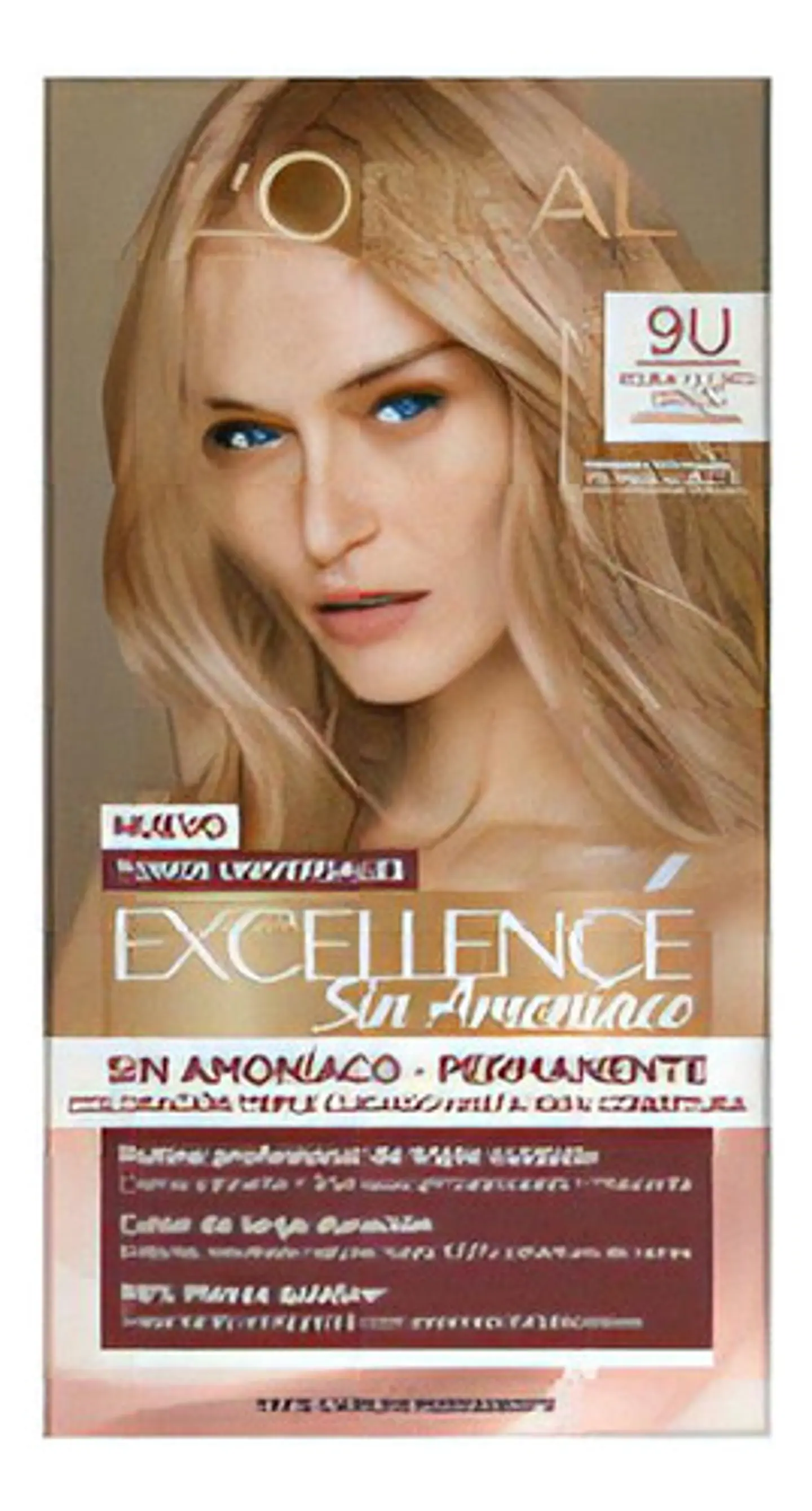 Tintura Excellence Sin Amoníaco 9u Rubio Claro Cenizo Univer Rubio Claro Cenizo 6