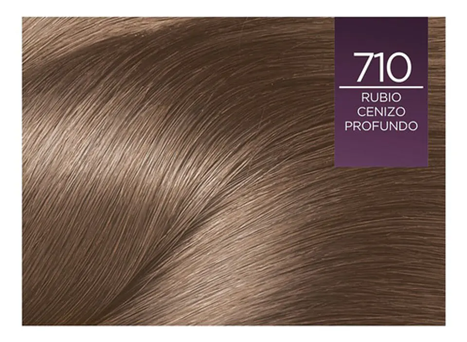 Tintura Excellence Creme 7.10 Rubio Cenizo Profundo L'oréal 710 Rubio Cenizo Profundo 5