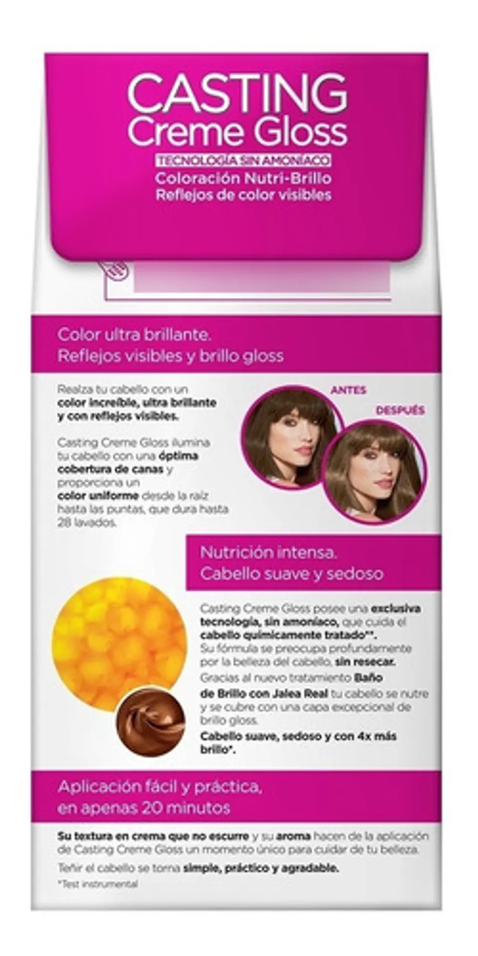 Tintura Casting Creme Gloss Casting Creme Gloss Tono 700 Rubio 15vol. Para Cabello 4