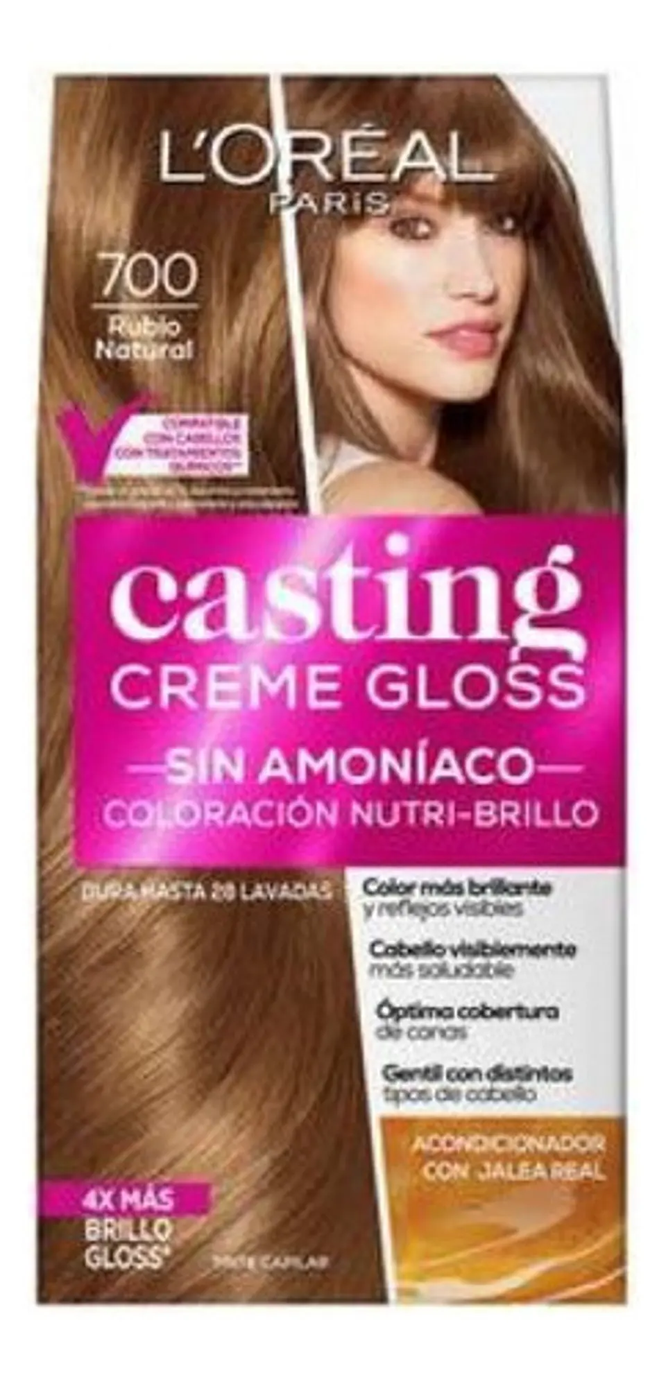 Tintura Casting Creme Gloss Casting Creme Gloss Tono 700 Rubio 15vol. Para Cabello 7