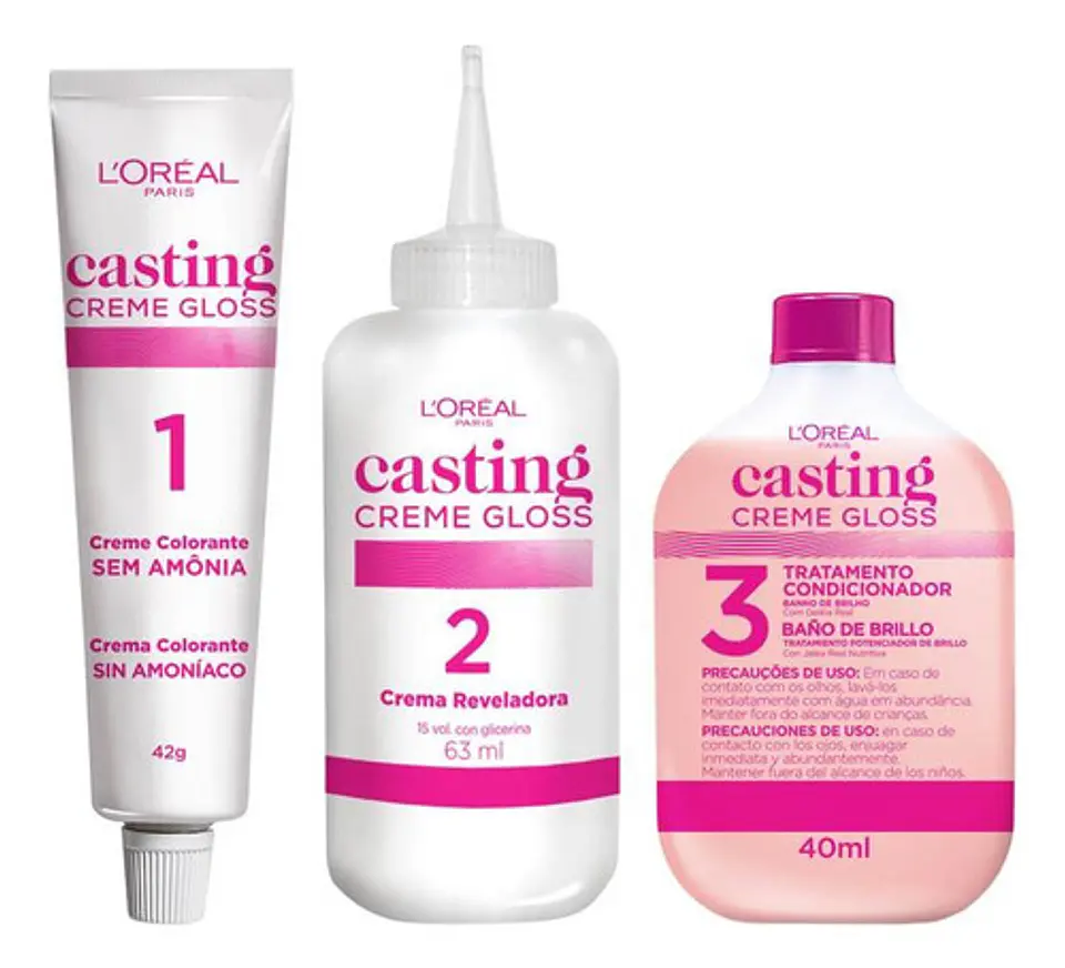 Tintura Casting Creme Gloss Casting Creme Gloss Tono 700 Rubio 15vol. Para Cabello 10