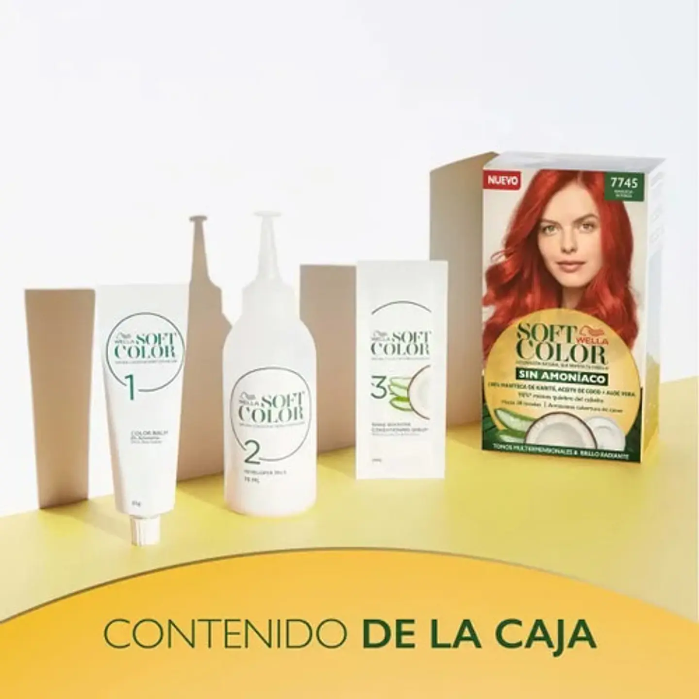 Tintura Wella Soft Color Tinte De Cabello Tono 7745 Granada Intenso Para Cabello 5