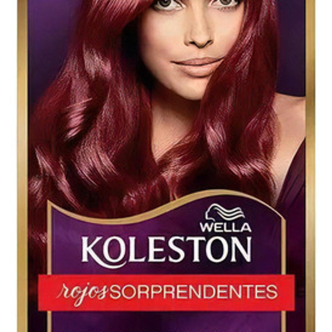 Tintura Koleston Kit Permanente Tono 5546 Rojo Exótico 1