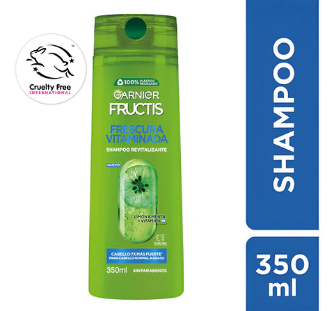 Shampoo Fructis Frescura Vitaminada 350 Ml