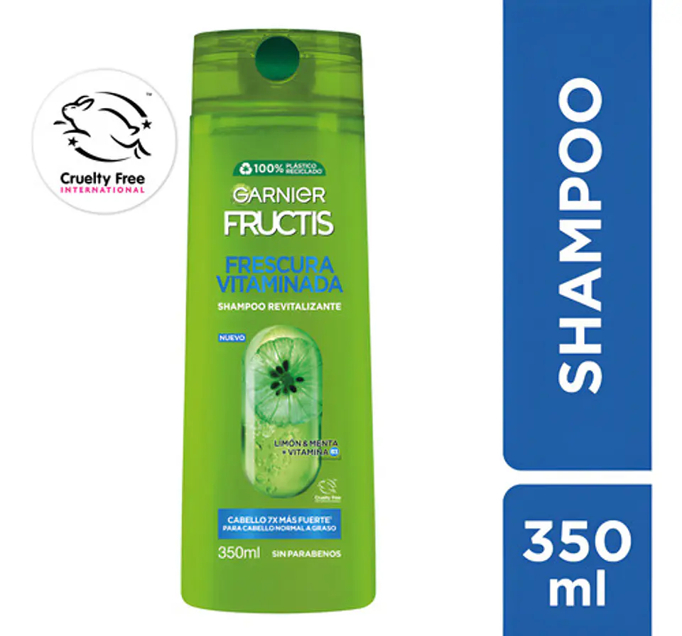 Shampoo Fructis Frescura Vitaminada 350 Ml 1