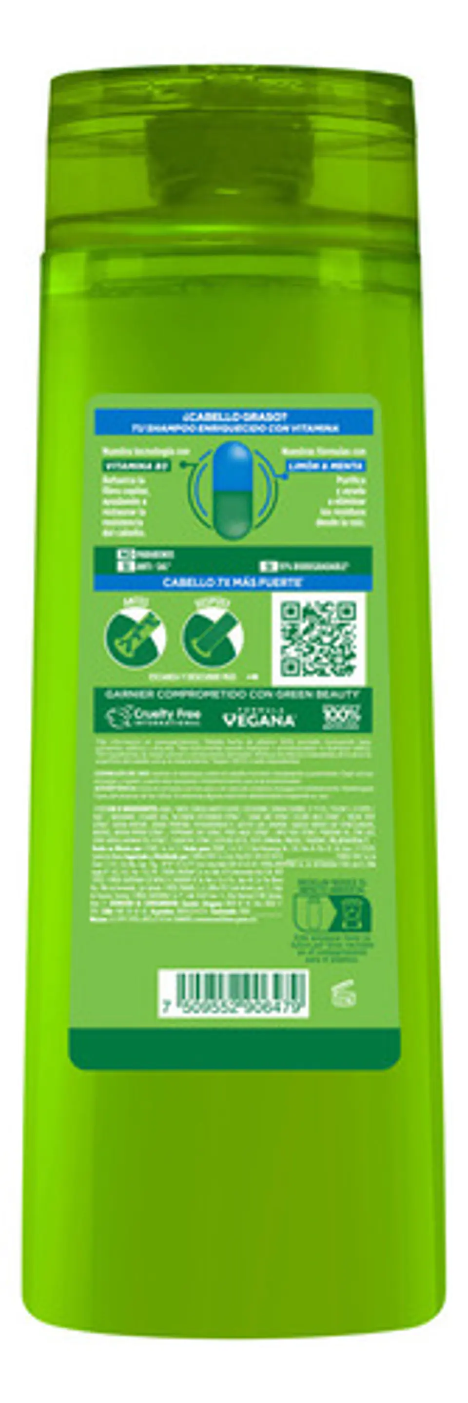 Shampoo Fructis Frescura Vitaminada 350 Ml 2