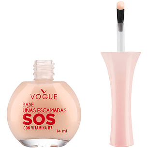 Esmalte Efecto Gel Base Sos Vogue 14 Ml