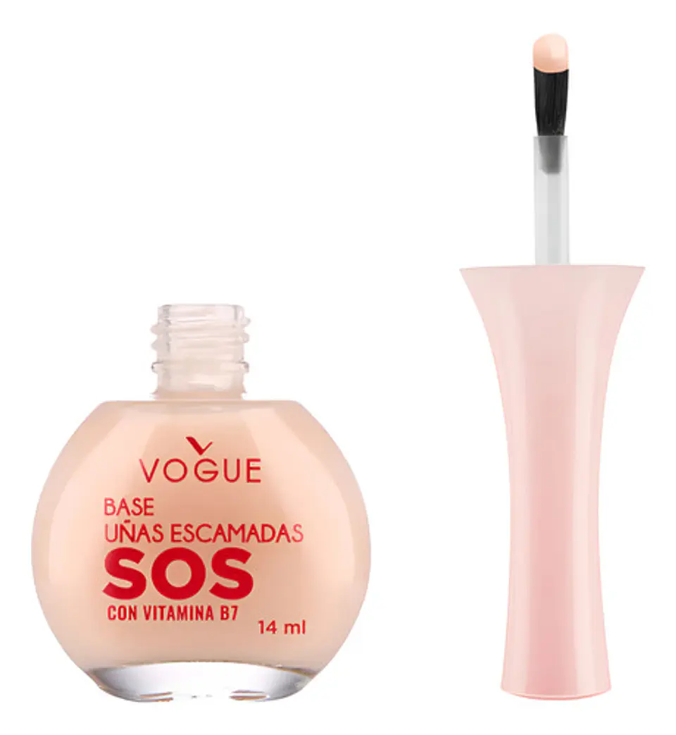 Esmalte Efecto Gel Base Sos Vogue 14 Ml 1