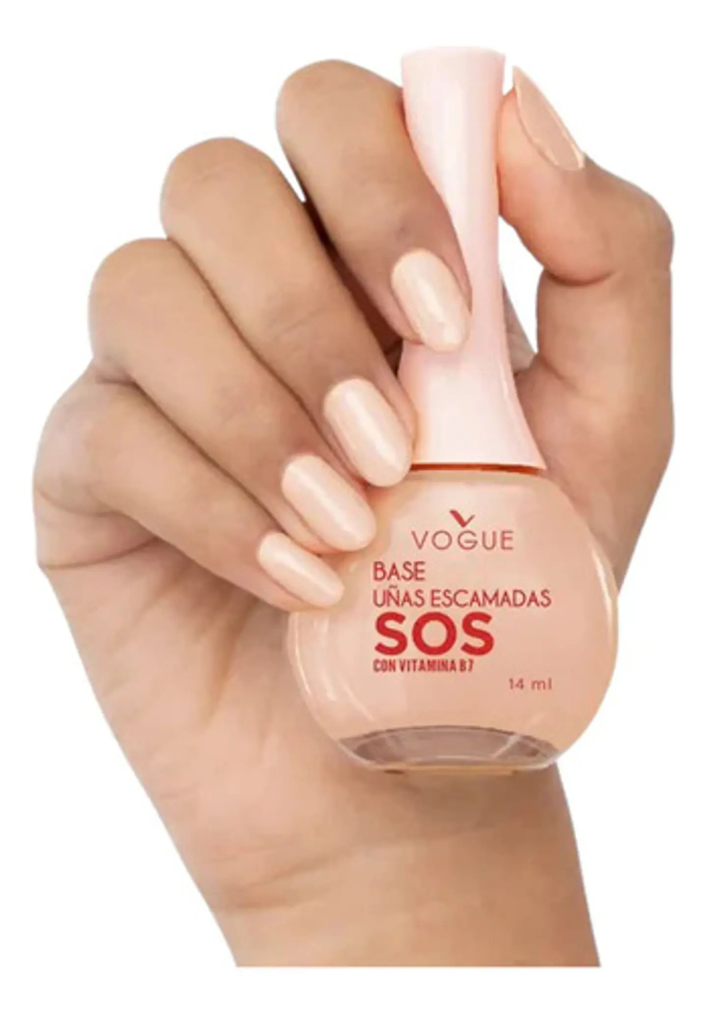 Esmalte Efecto Gel Base Sos Vogue 14 Ml 2