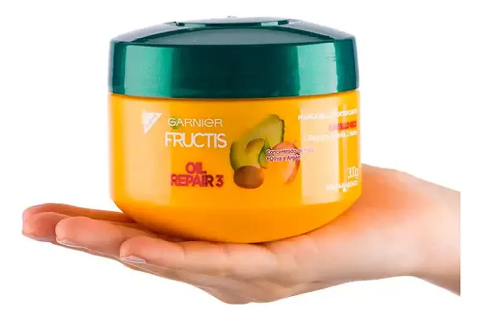 Mascarilla Fortificante Fructis Oil Repair 3 Rec Nutri 300 G 3