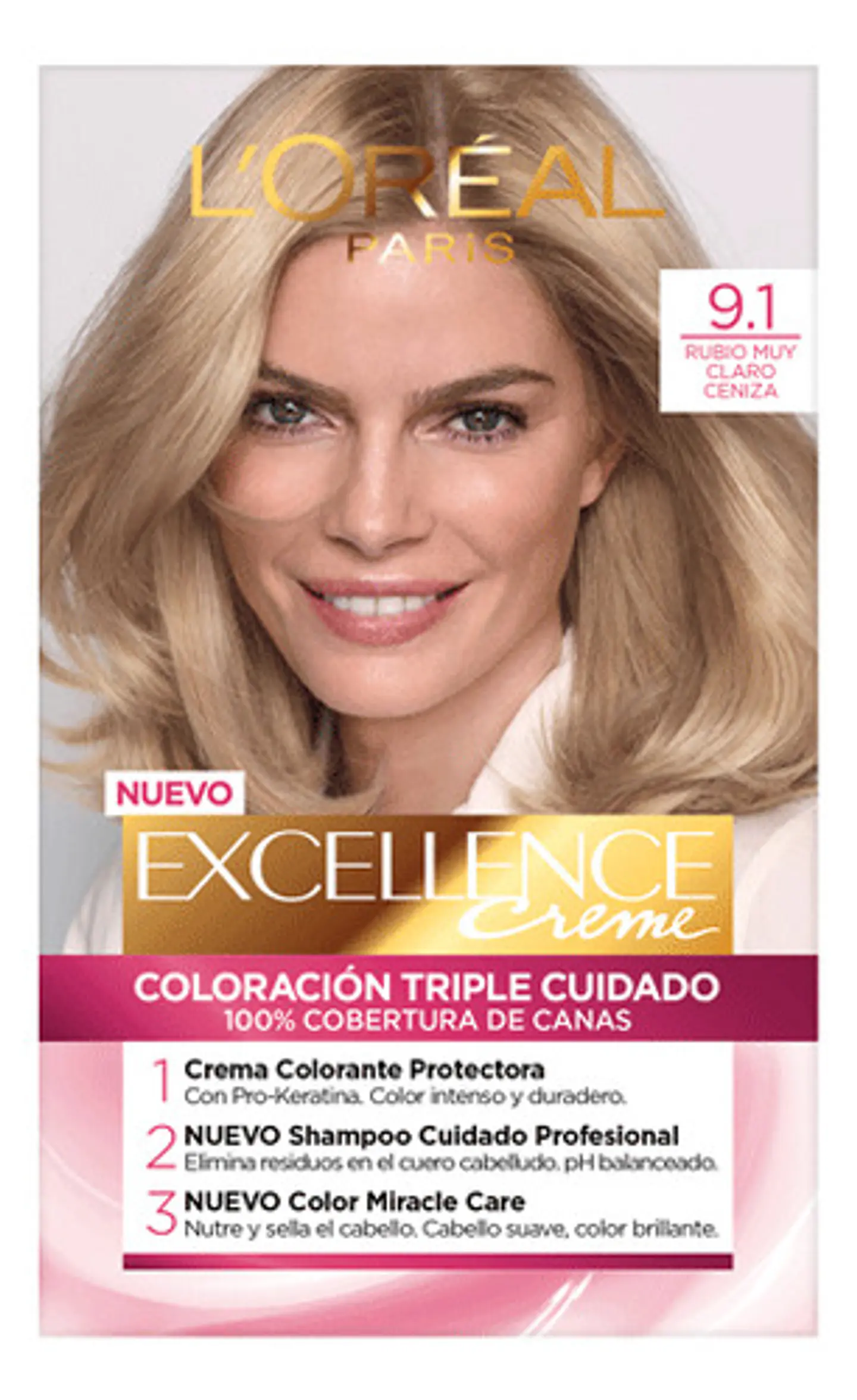 Tintura Excellence Creme 9.1 Rubio Muy Claro Ceniza 9.1 Rubio Muy Claro Ceniza 2