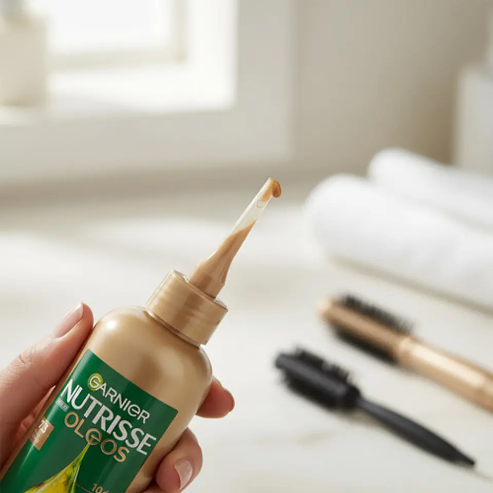 Tintura Garnier Nutrisse Oleos 7.3 Rubio Dorado 12