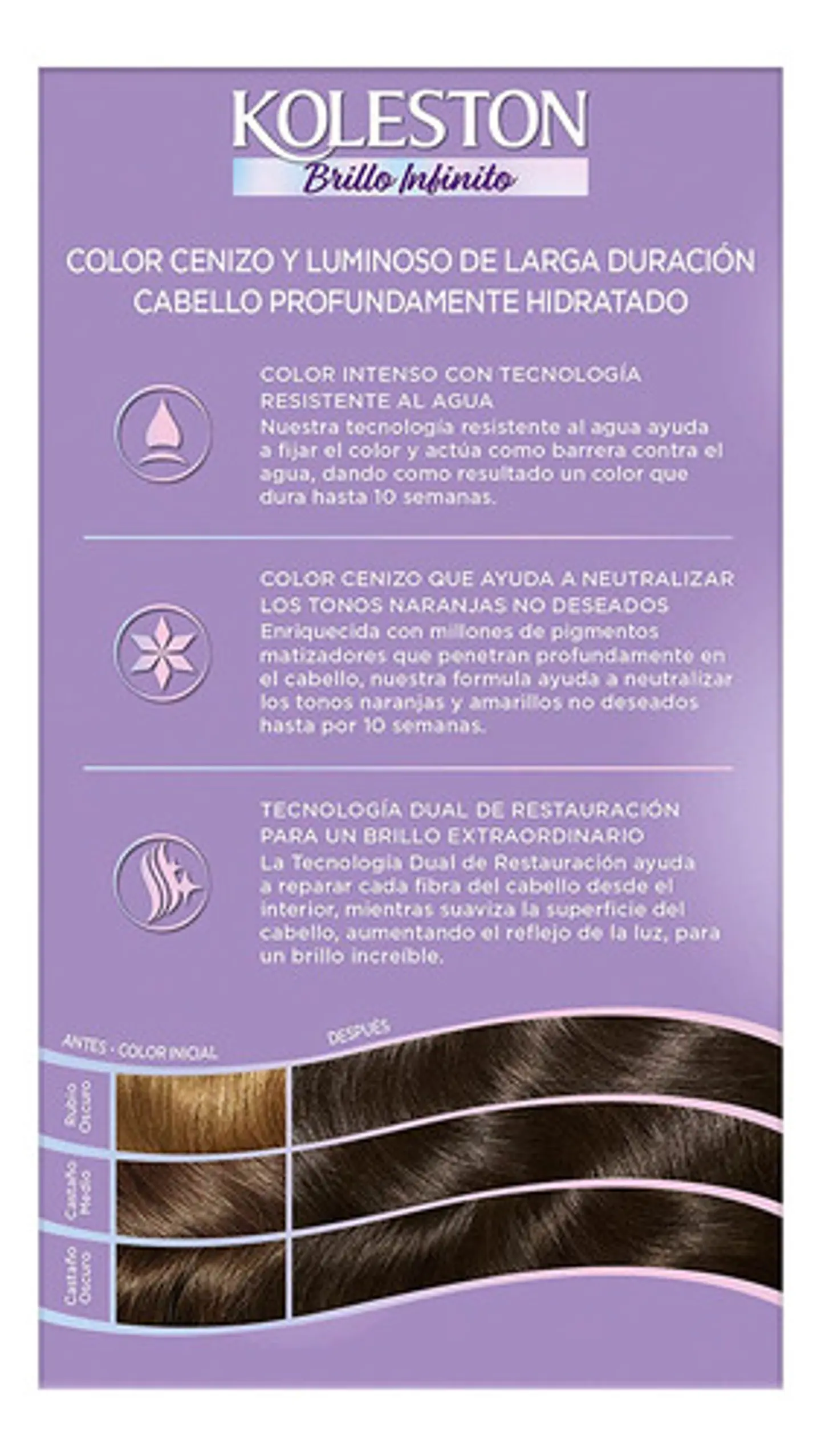 Kit Tintura Permanente Con Tratamiento Hidratante 41castñmec 2