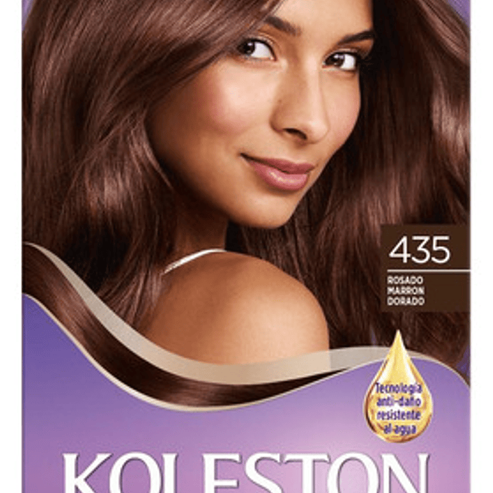 Kit Tinta Koleston N°435 Rosado Marrón Dorado 1