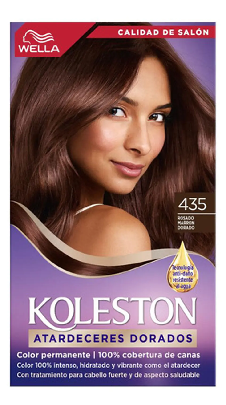 Kit Tinta Koleston N°435 Rosado Marrón Dorado 1