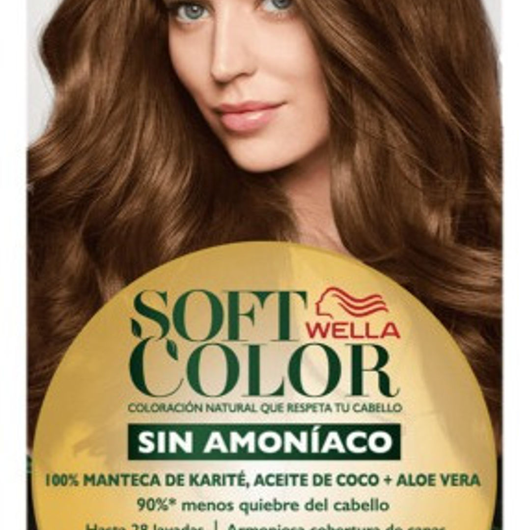 Tintura Wella Soft Color Tinte De Cabello Tono 60 Rubio Oscuro Para Cabello 1