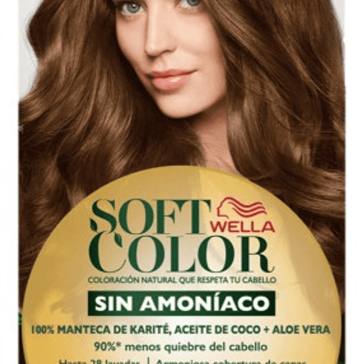 Tintura Wella Soft Color Tinte De Cabello Tono 60 Rubio Oscuro Para Cabello 1