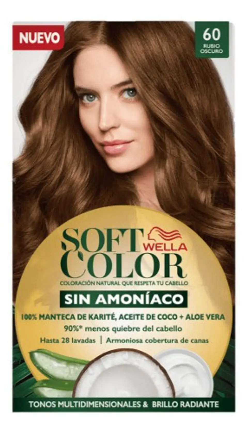 Tintura Wella Soft Color Tinte De Cabello Tono 60 Rubio Oscuro Para Cabello 1