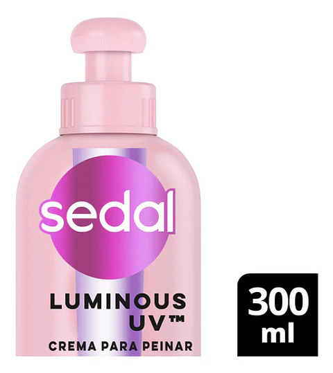Crema Para Peinar Sedal Luminous Uv 300ml