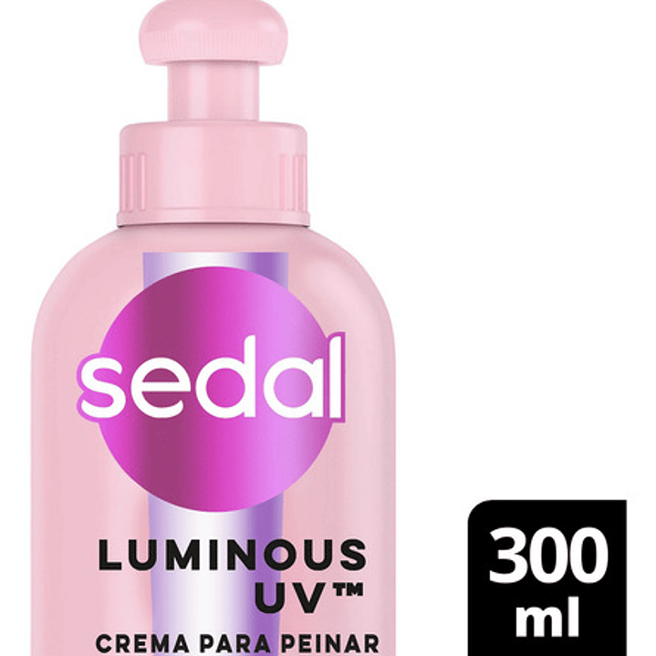 Crema Para Peinar Sedal Luminous Uv 300ml 1