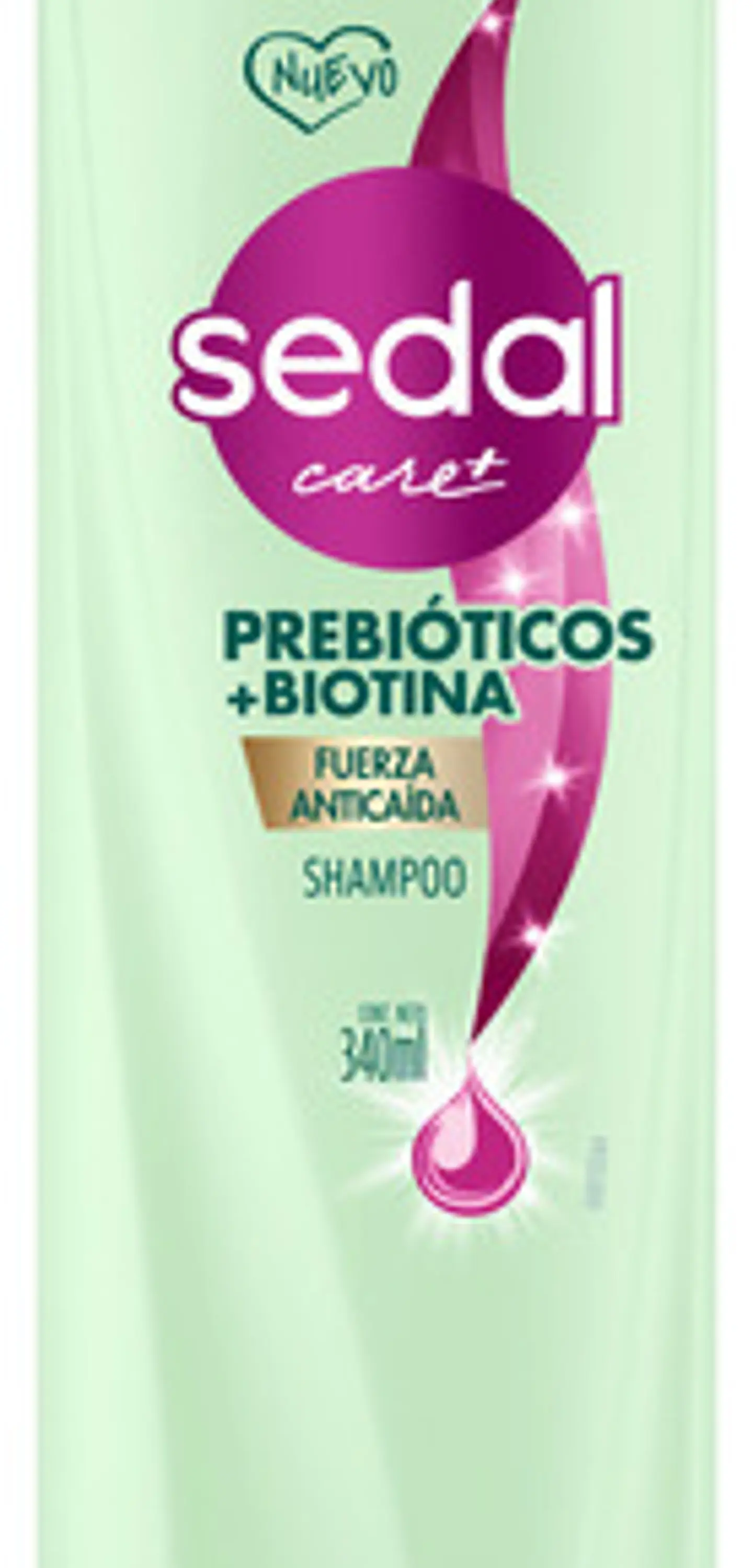 Sedal Care Sh Reg Previoticos+biotina Fco Pl 340ml 2