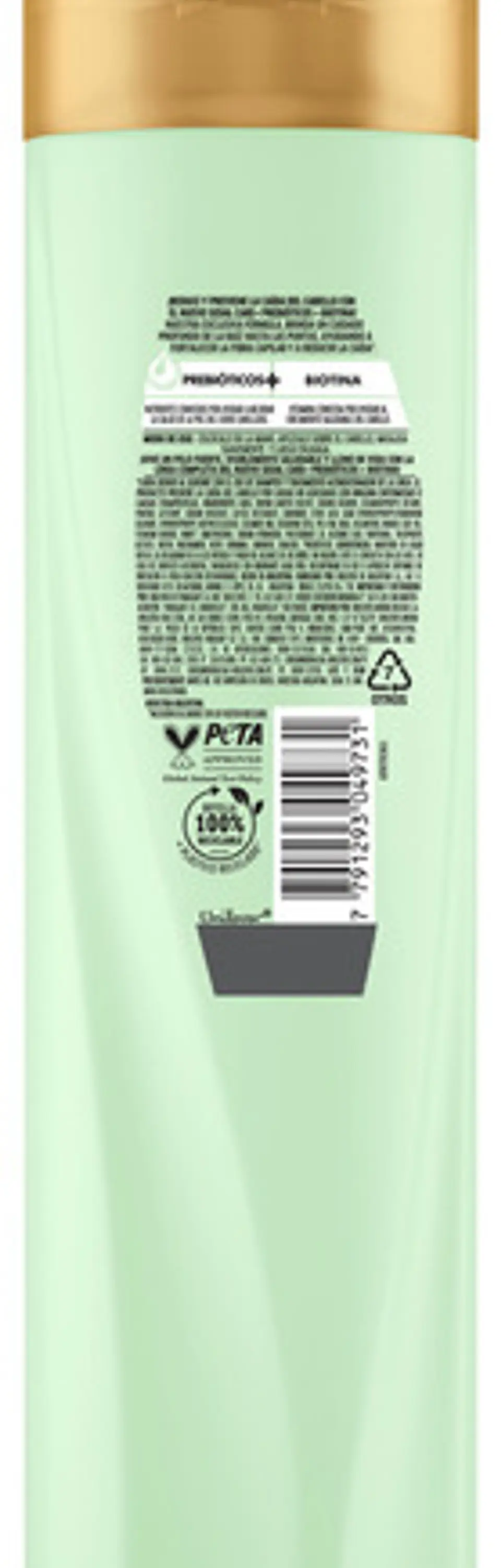 Sedal Care Sh Reg Previoticos+biotina Fco Pl 340ml 3