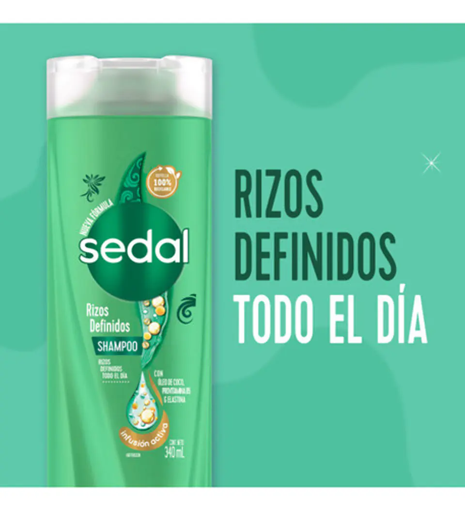 Sedal Shampoo Rizos Definidos X 340ml 3