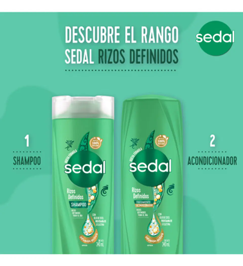 Sedal Shampoo Rizos Definidos X 340ml 4