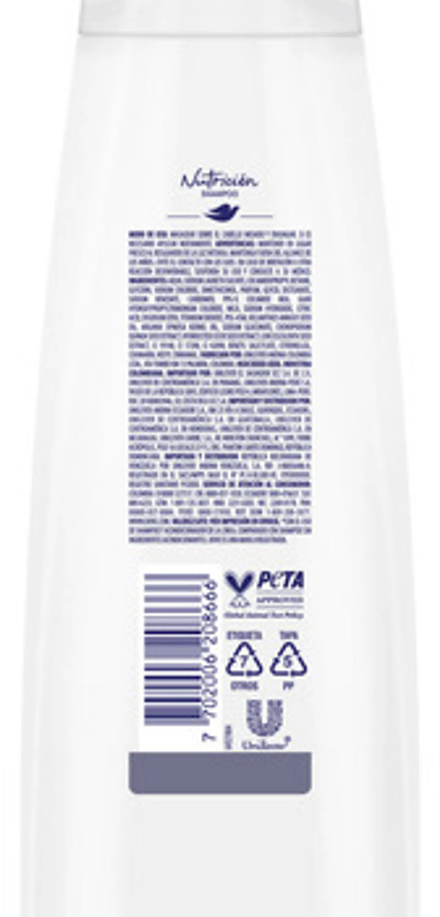 Dove Shampoo Óleo Nutrición 400ml 3