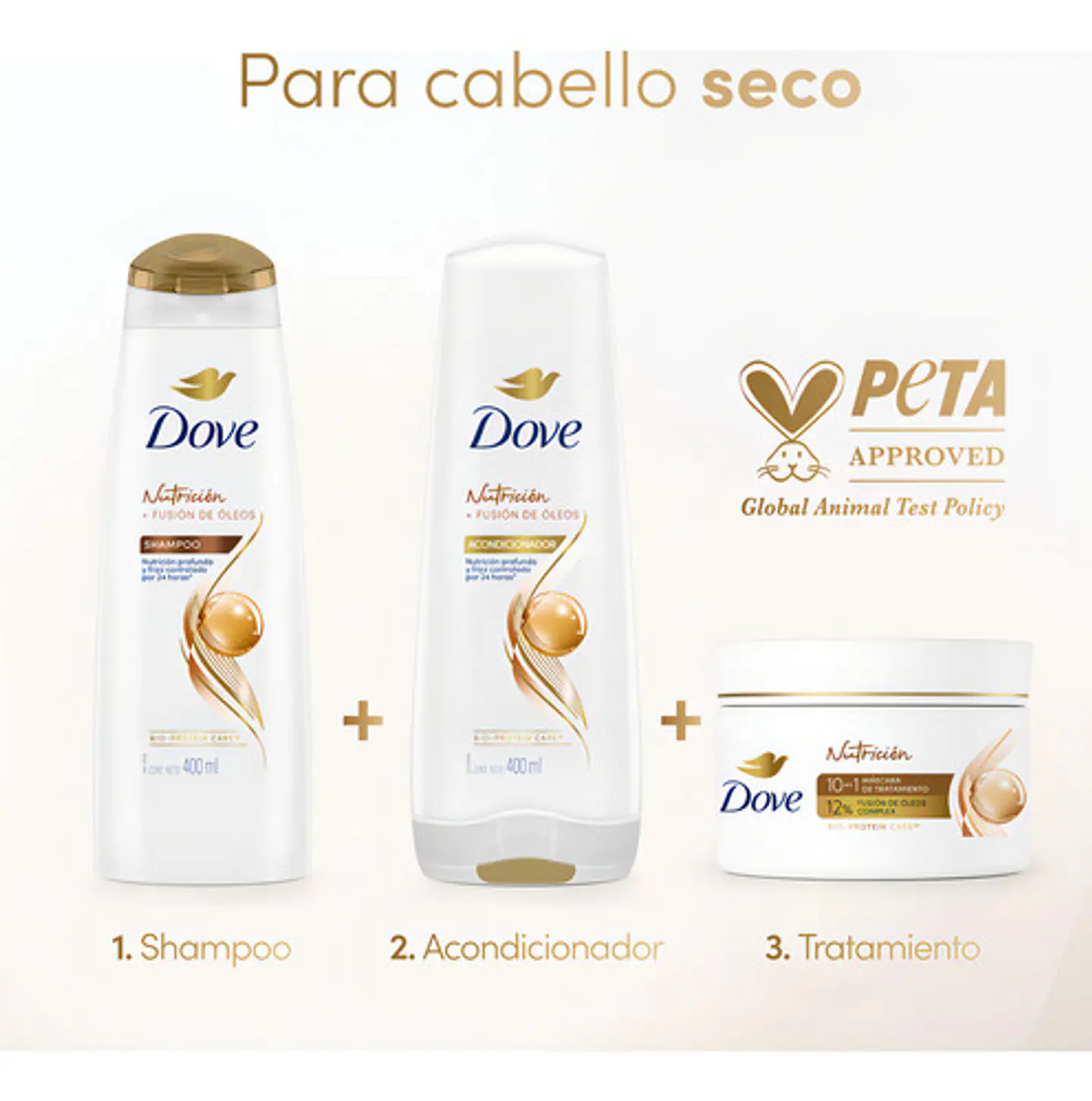 Dove Shampoo Óleo Nutrición 400ml 5