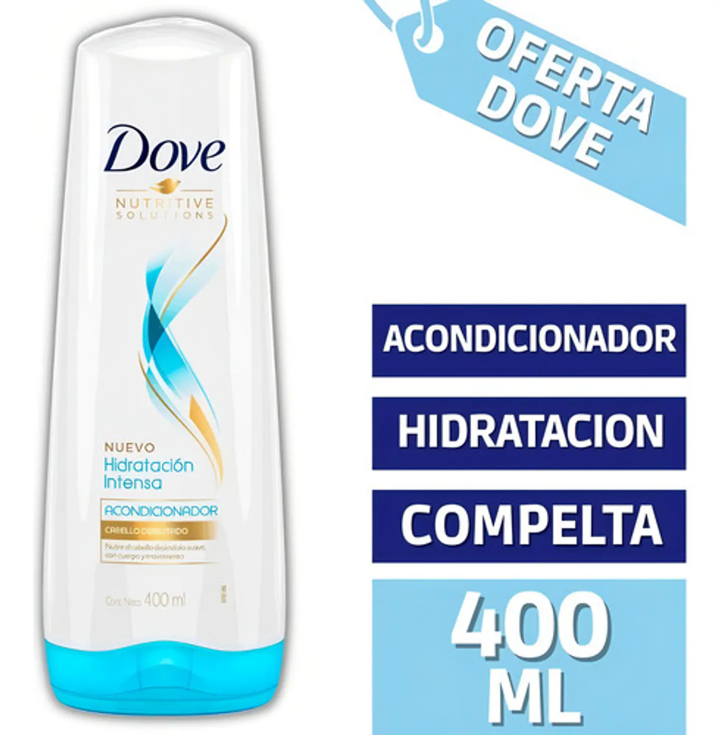 Acondicionador Dove Nutritive Solutions Hidratación 400ml 3