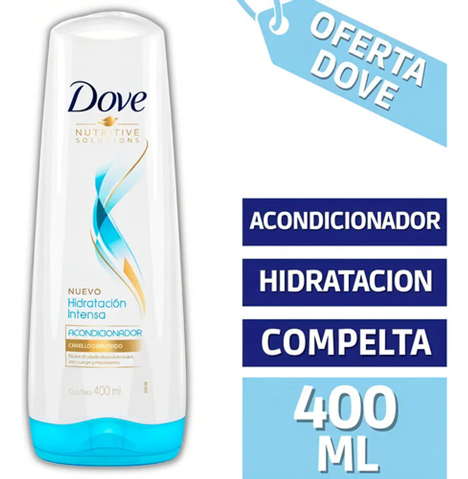 Acondicionador Dove Nutritive Solutions Hidratación 400ml 3