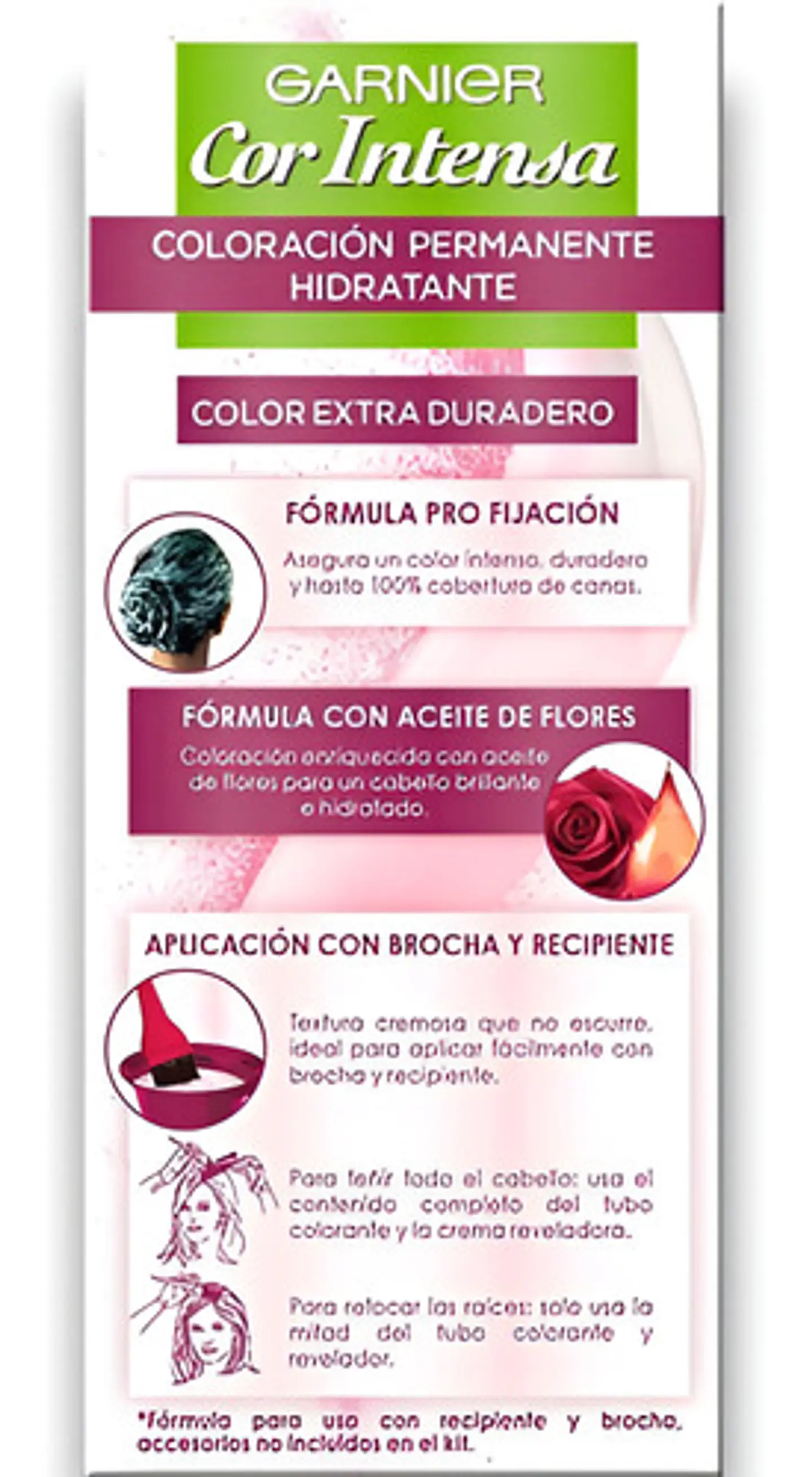 Coloración Nutrisse Cor Intensa Garnier Tintura Capilar Permanente Cor Intensa Tono Rojo Pasion Para Cabello X 45g 1