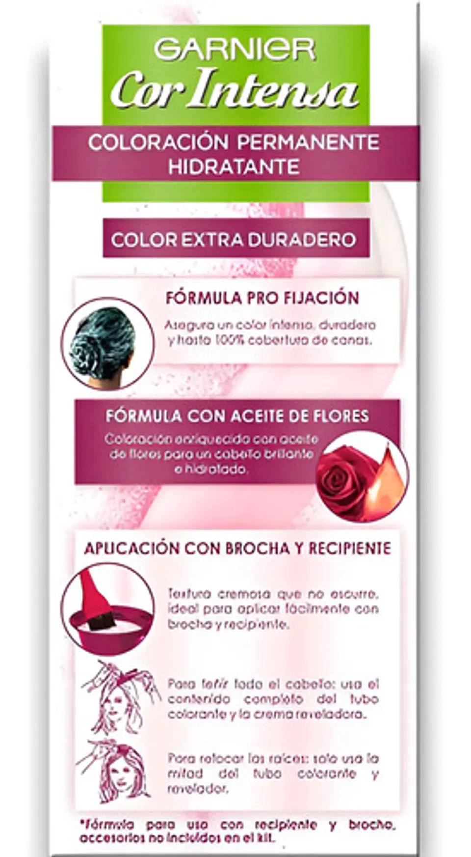 Coloración Nutrisse Cor Intensa Garnier Tintura Capilar Permanente Cor Intensa Tono Rojo Pasion Para Cabello X 45g 1