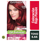 Coloración Nutrisse Cor Intensa Garnier Tintura Capilar Permanente Cor Intensa Tono Rojo Pasion Para Cabello X 45g - Miniatura 2