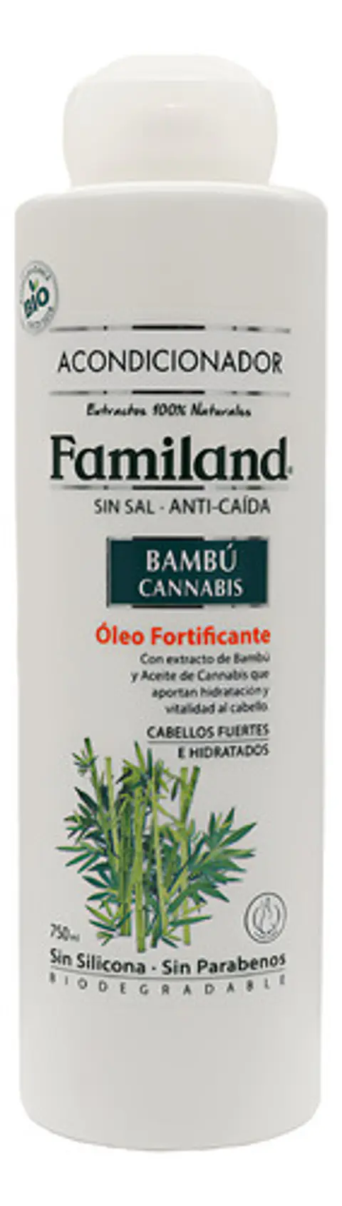 Acondicionador Familand 750ml Anti Caida C.bambú Bio Sin Sal