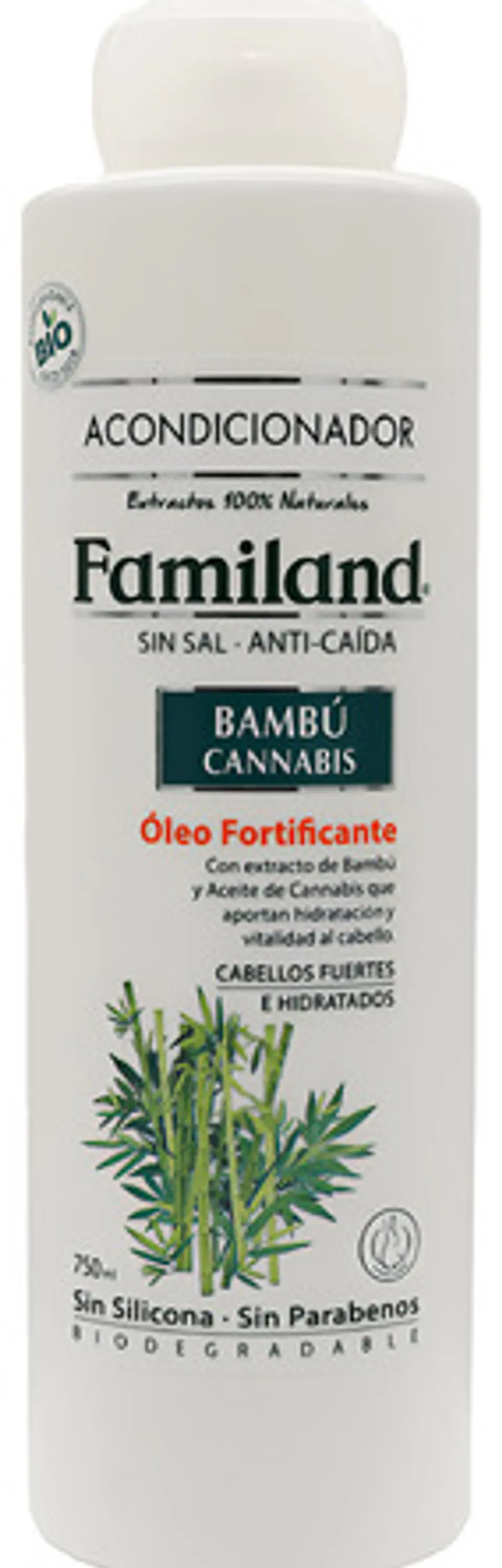 Acondicionador Familand 750ml Anti Caida C.bambú Bio Sin Sal 1