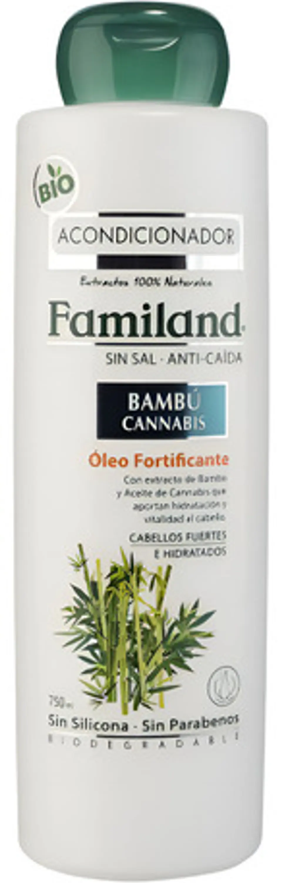 Acondicionador Familand 750ml Anti Caida C.bambú Bio Sin Sal 2
