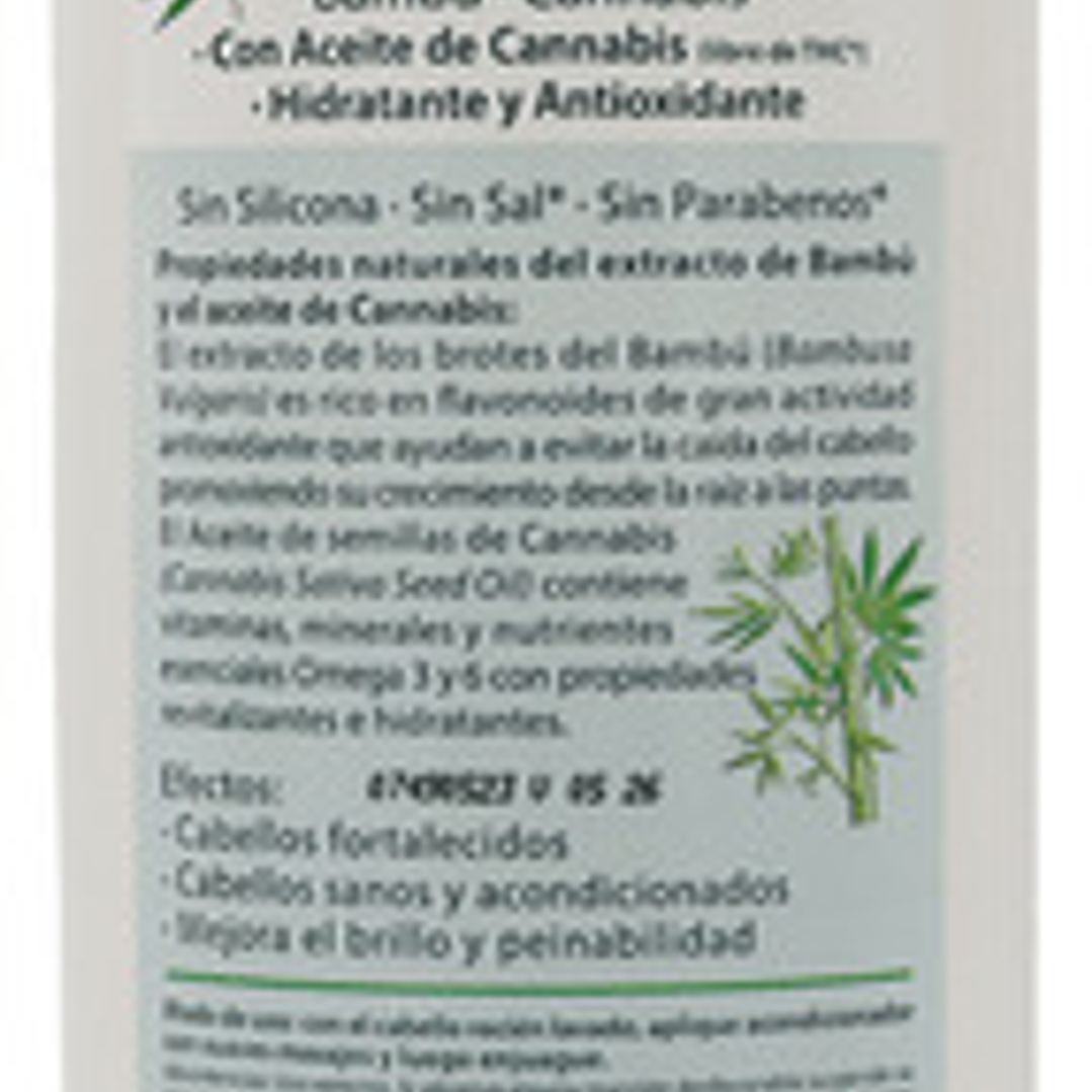 Acondicionador Familand 750ml Anti Caida C.bambú Bio Sin Sal 3