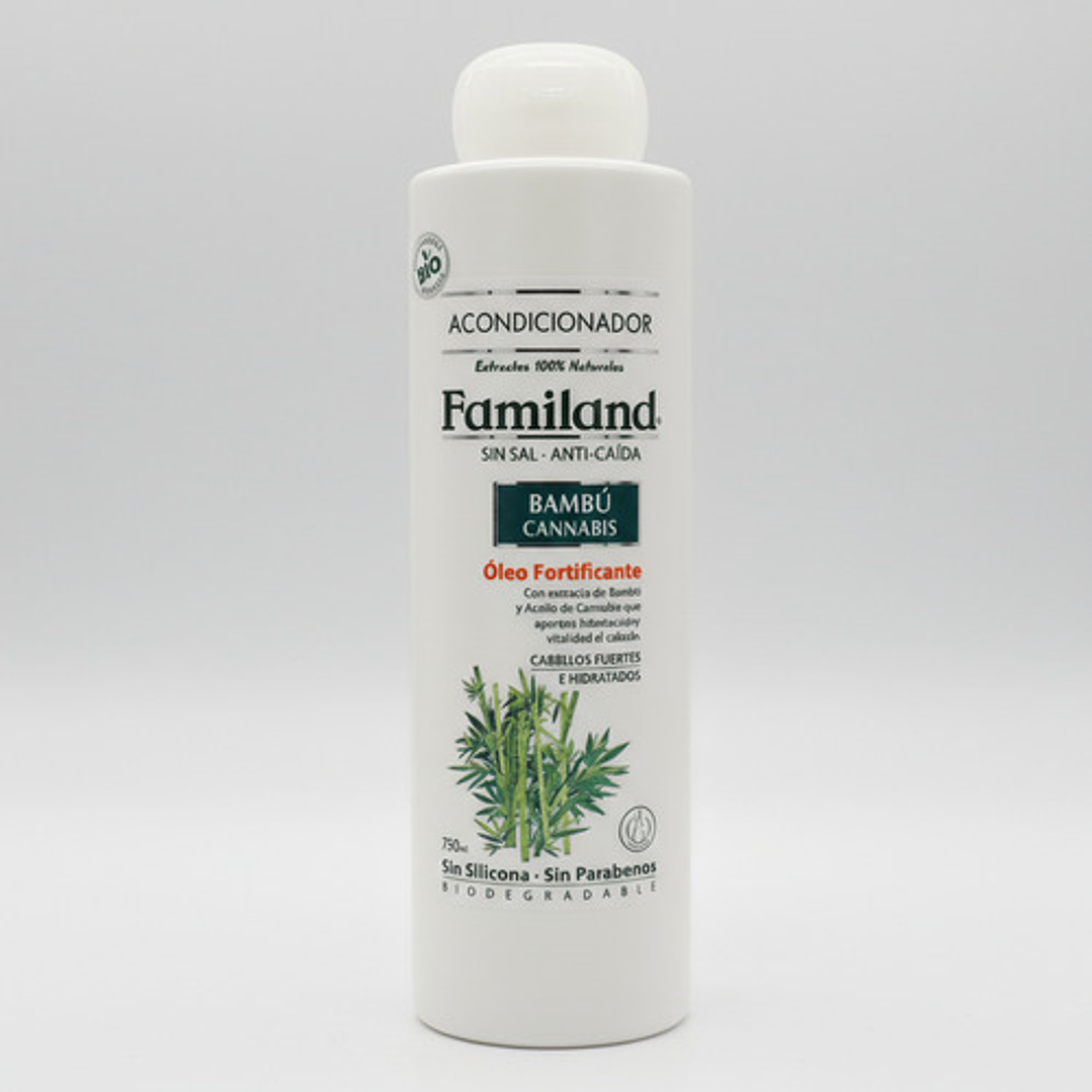Acondicionador Familand 750ml Anti Caida C.bambú Bio Sin Sal 5
