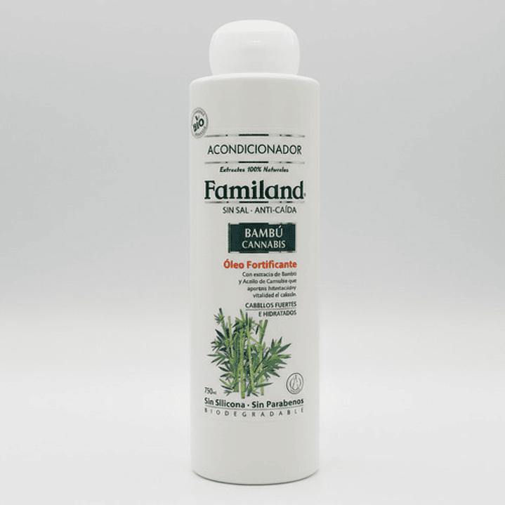 Acondicionador Familand 750ml Anti Caida C.bambú Bio Sin Sal 5
