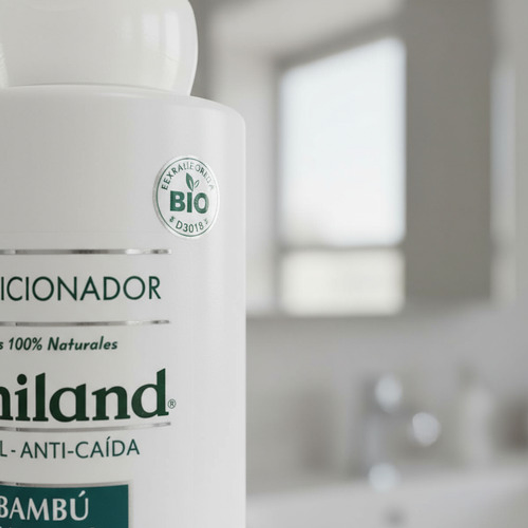 Acondicionador Familand 750ml Anti Caida C.bambú Bio Sin Sal 7