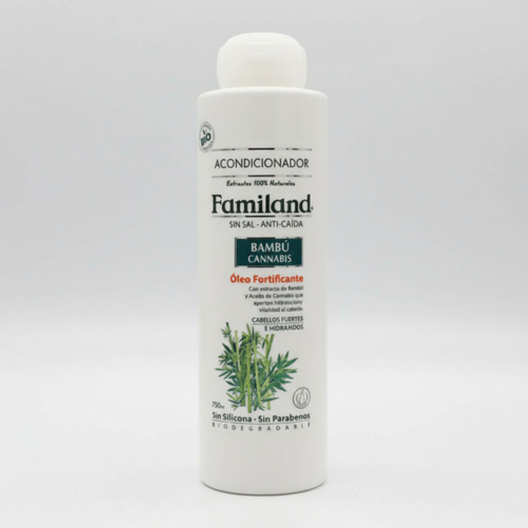 Acondicionador Familand 750ml Anti Caida C.bambú Bio Sin Sal 10