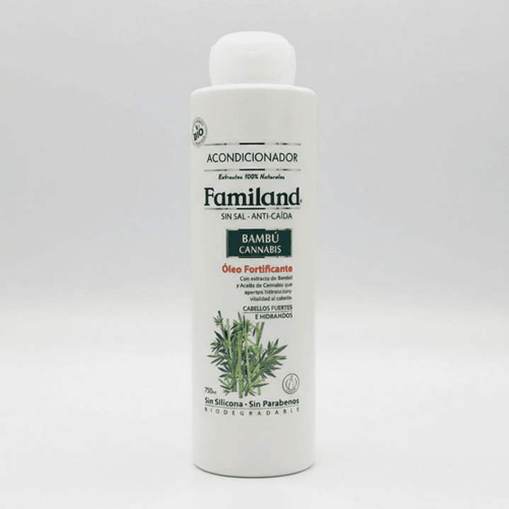 Acondicionador Familand 750ml Anti Caida C.bambú Bio Sin Sal 10