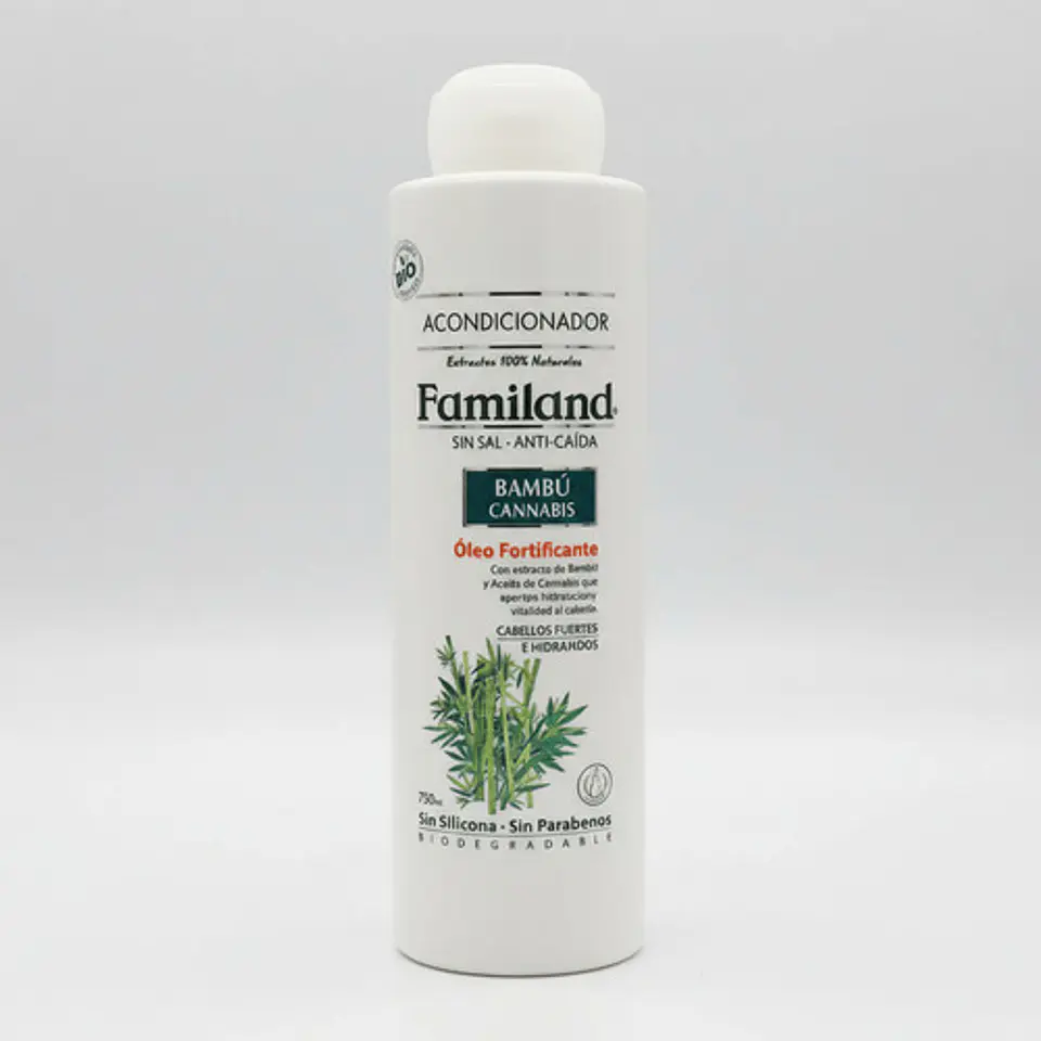 Acondicionador Familand 750ml Anti Caida C.bambú Bio Sin Sal 10