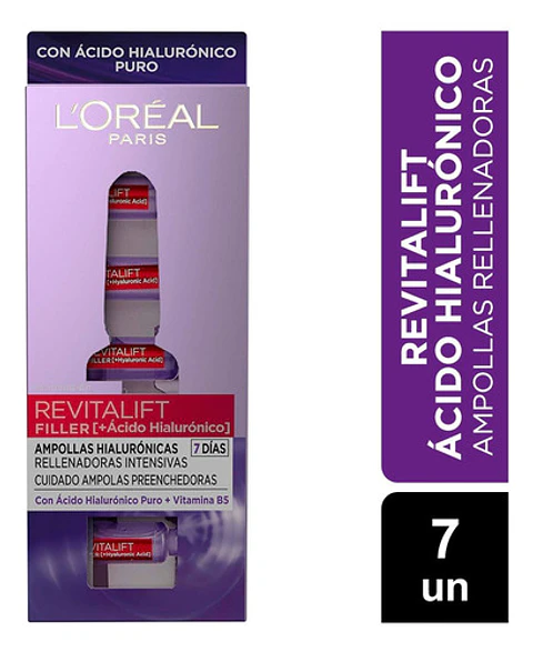 Ampollas L'oréal Rellenadoras Revtitalift Filler 7 Unidades