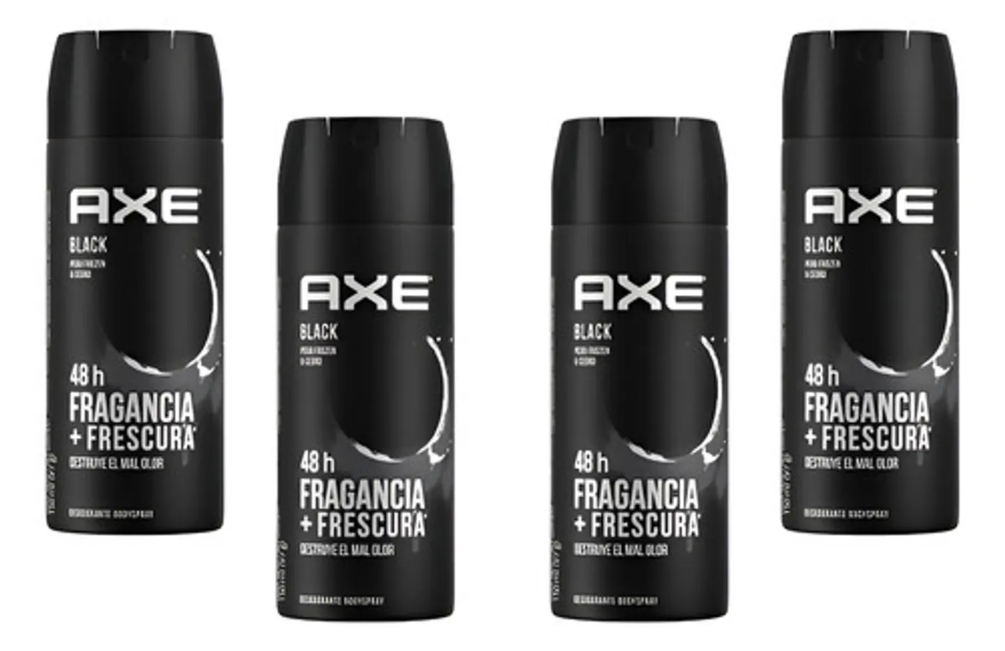 Desodorante Axe Black Bs 48h Pack 4 Unidades Pera Frozen Y Cedro 1
