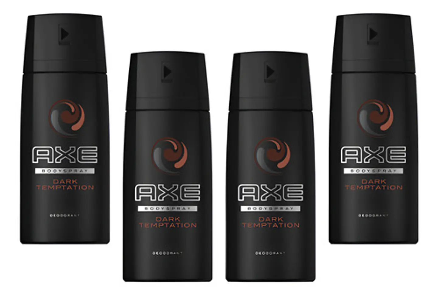 Desodorante Axe Dark Temptation Bs 48h Pack 4 Unidades Chocolate 1
